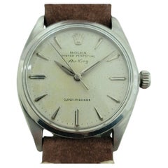Rolex Oyster Precision 5500 Air King 34m Mens Vintage Automatic 1960s RA574B