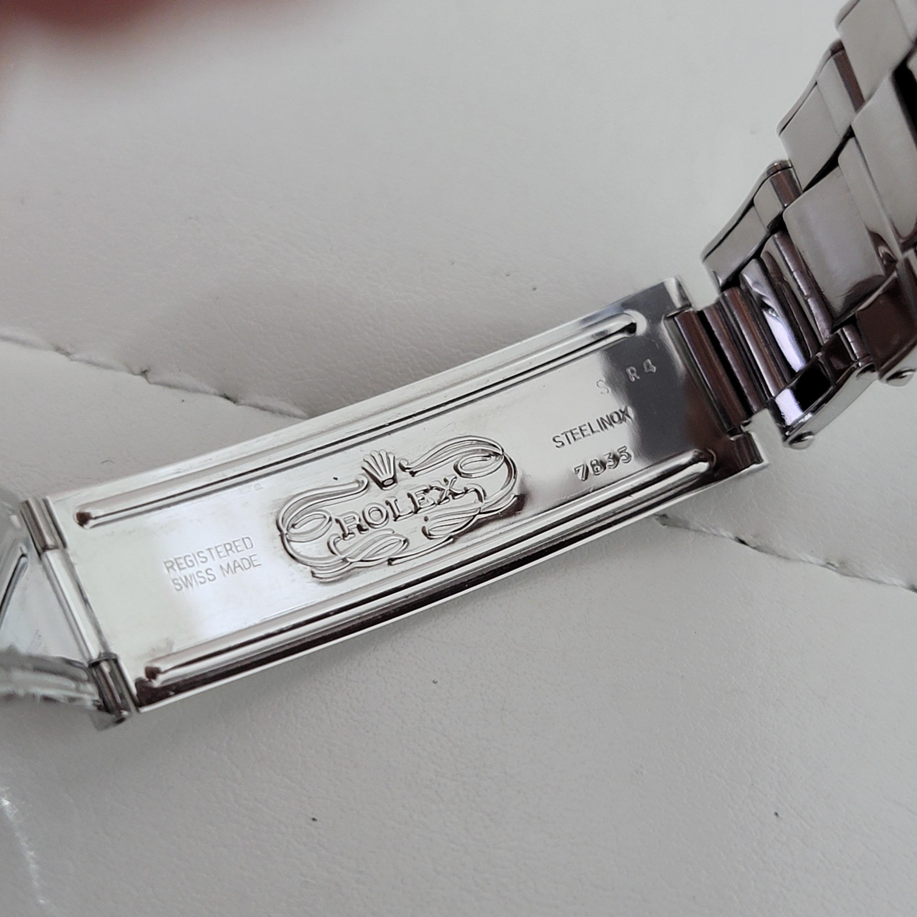 Rolex Oyster Precision 5500 Air King Mens 34m Automatic 1970s All Original NA142 im Angebot 6