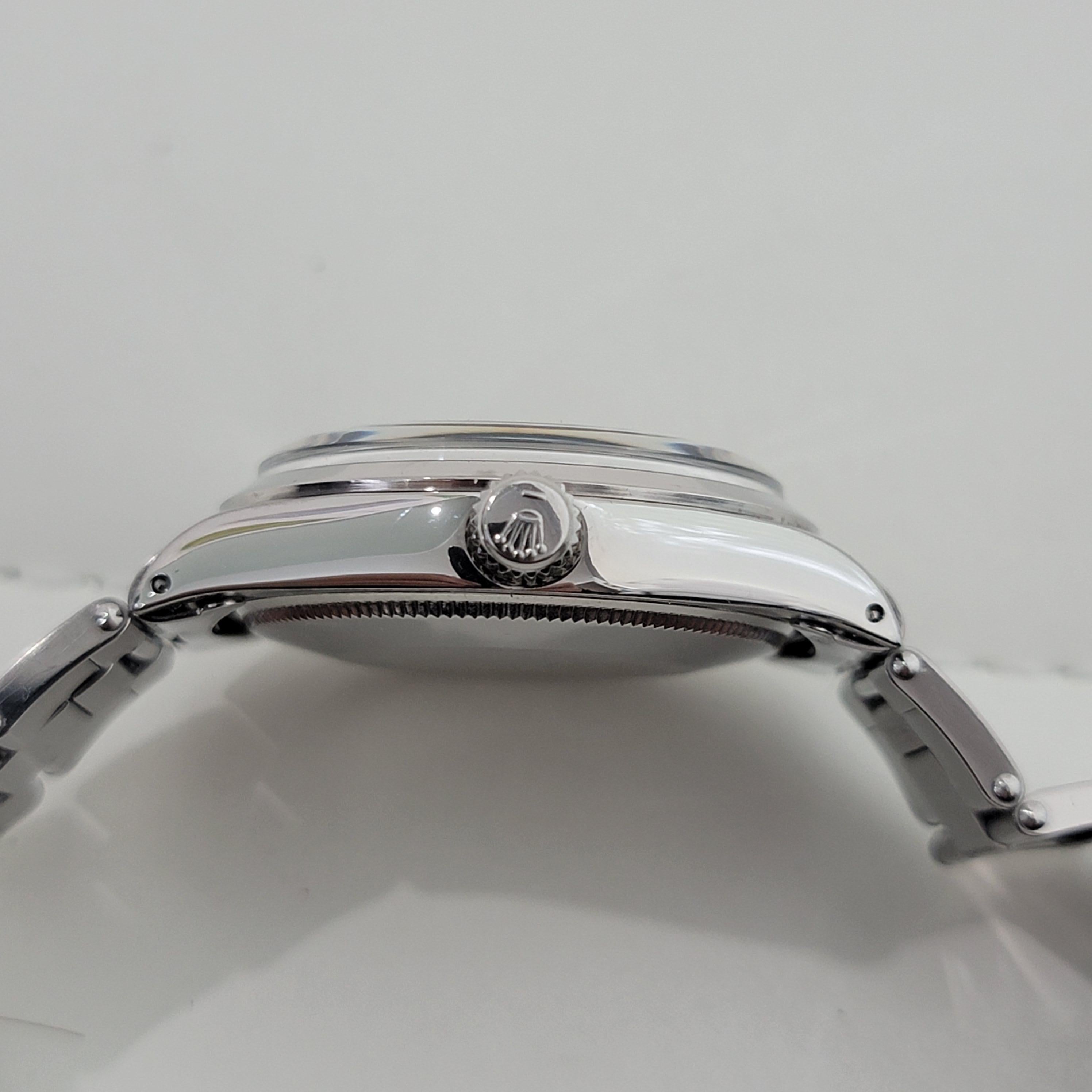 Rolex Oyster Precision 5500 Air King Mens 34m Automatic 1970s All Original NA142 im Angebot 4