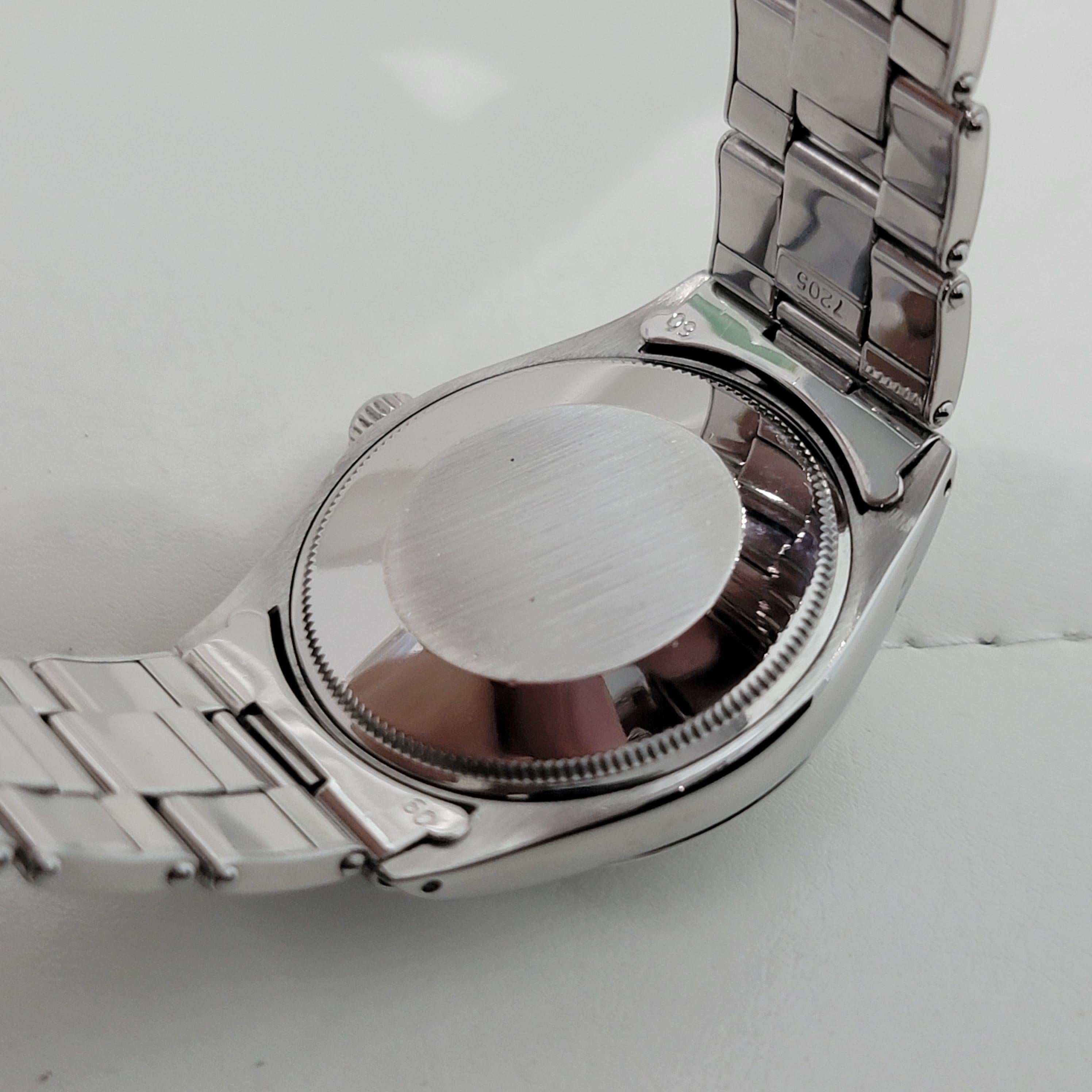 Rolex Oyster Precision 5500 Air King Mens 34m Automatic 1970s All Original NA142 im Angebot 5