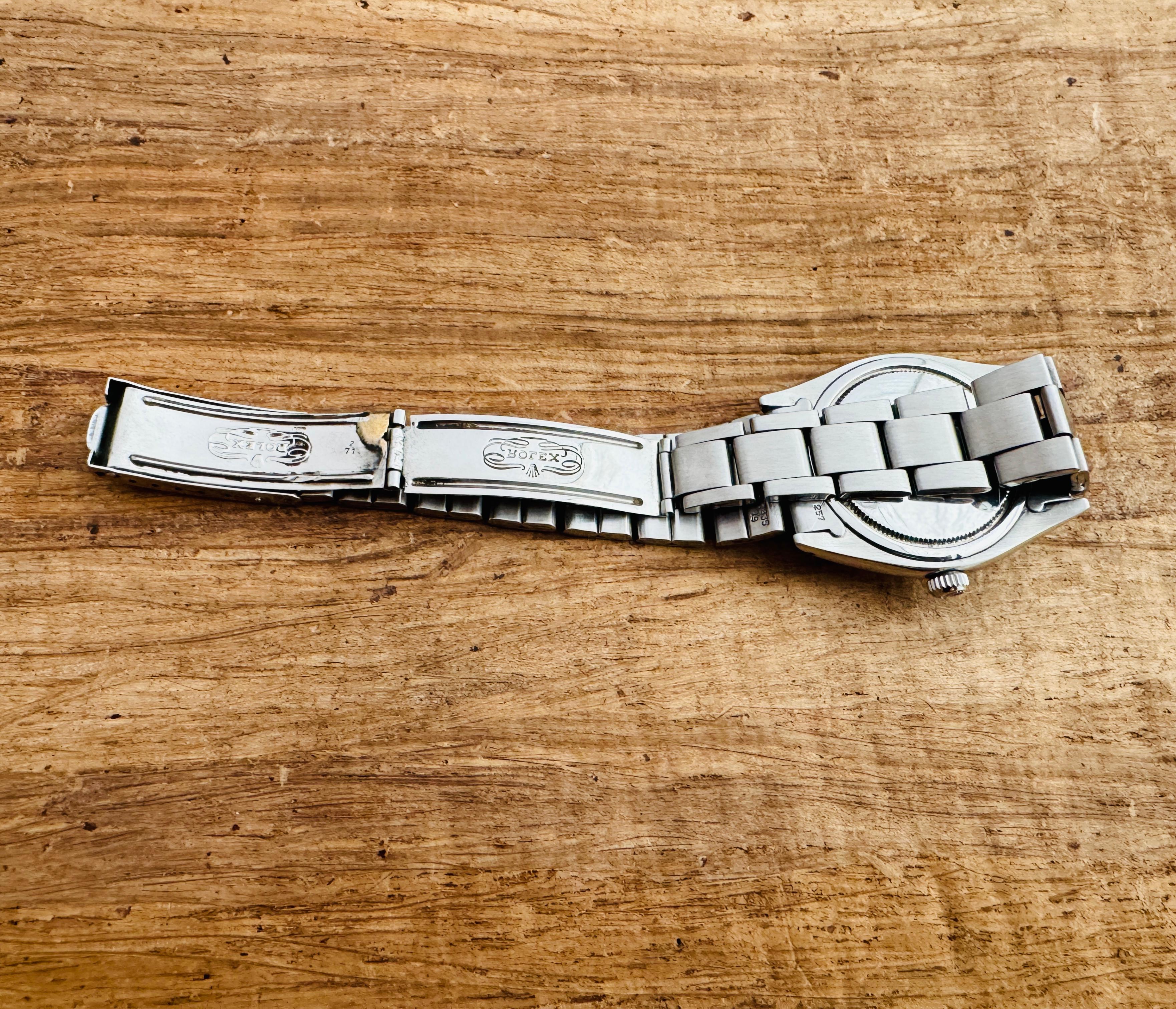 Rolex Oyster Precision 6423 Arrowhead Dagger Dial Watch For Sale 9