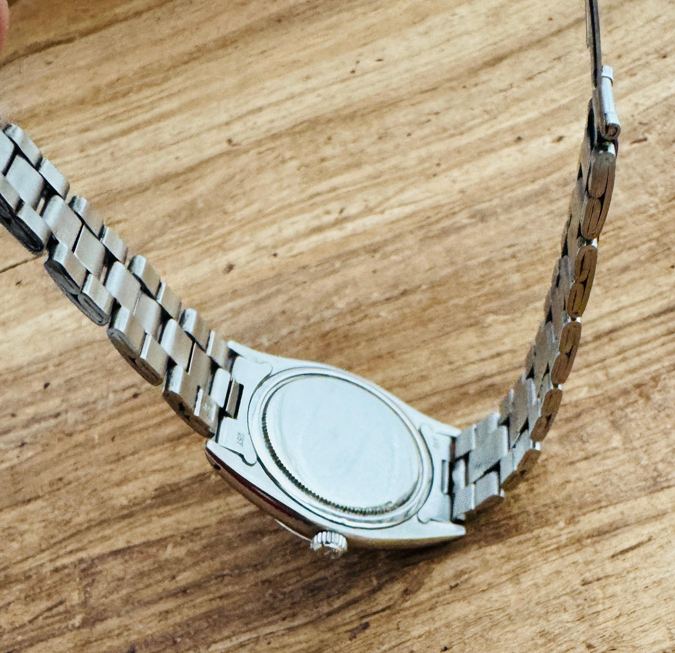 Rolex Oyster Precision 6423 Arrowhead Dagger Dial Watch For Sale 11
