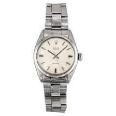 Reloj Rolex Oyster Precision 6426 esfera plateada, años 70