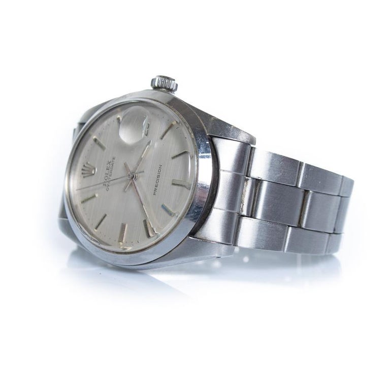 Rolex, Oyster precision 6694 1983 with cotton dial Rolex, Oyster precision 6694 1983 with cotton dial For Sale  main image 3