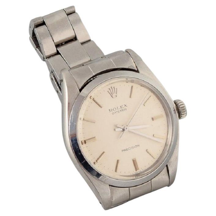 Rolex, Oyster Precision. Men's wristwatch. Approx. 1960s.  For Sale