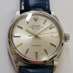 Rolex Oyster Precision Ref 5500 Air King Mens 1970s 34mm Automatic RA754