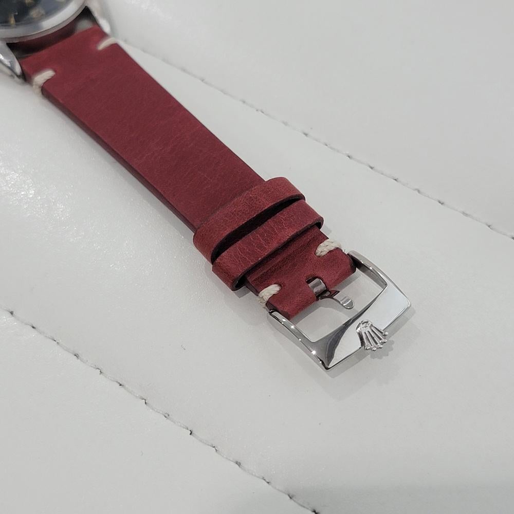 Rolex Oyster Precision Ref 6022 Mens 1950s Hand Wind Vintage Classic RA676B im Angebot 4