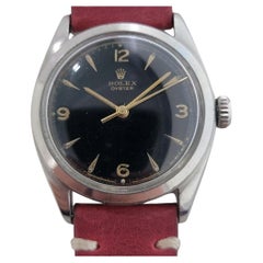 Rolex Oyster Precision Ref 6022 Mens 1950s Hand Wind Vintage Classic RA676B