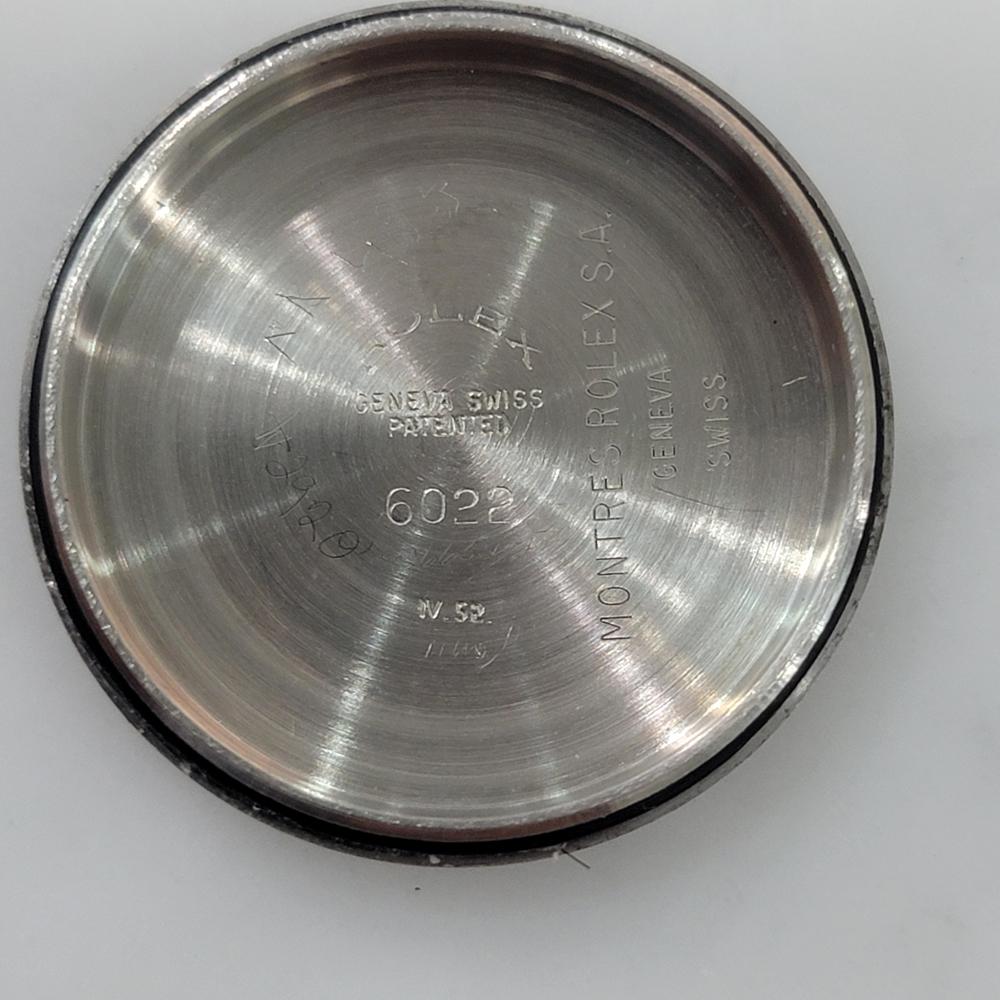 Rolex Oyster Precision Ref 6022 Mens 1950s Manual Hand Wind All Original RA676 en venta 9
