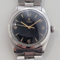 Rolex Oyster Precision Ref 6022 Mens 1950s Manual Hand Wind All Original RA676