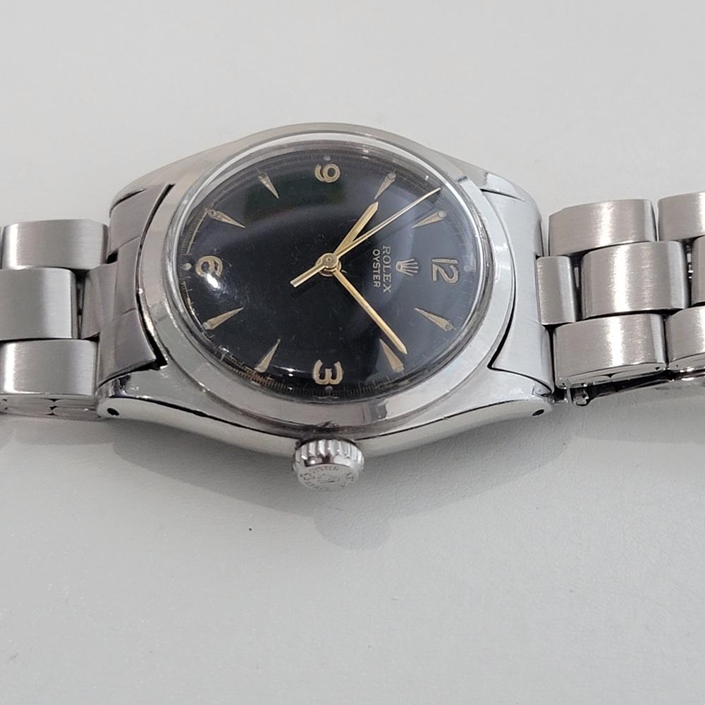 Rolex Oyster Precision Ref 6022 Mens 1950s Manual Hand Wind All Original RA676 en venta 1