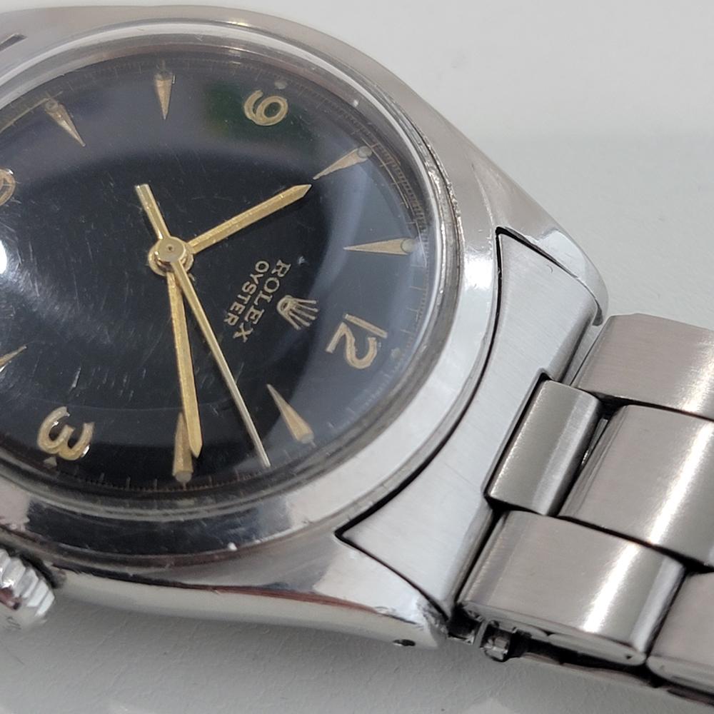 Rolex Oyster Precision Ref 6022 Mens 1950s Manual Hand Wind All Original RA676 en venta 2