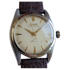 Rolex Oyster Precision Ref 6098 Mens 1950s 36mm Automatic Bubble Back RA712