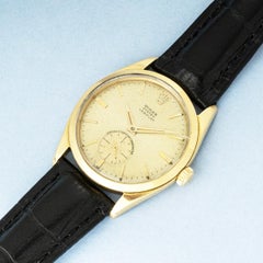 Rolex Oyster Precision Veriflat Vintage Champagne Dial 6512