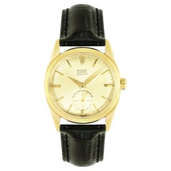 Rolex Oyster Precision Veriflat Vintage Champagne Dial 6512