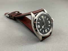 Rolex Oyster Precision mit seltenem 3-6-9 schwarzem Zifferblatt, Ref. # 6427