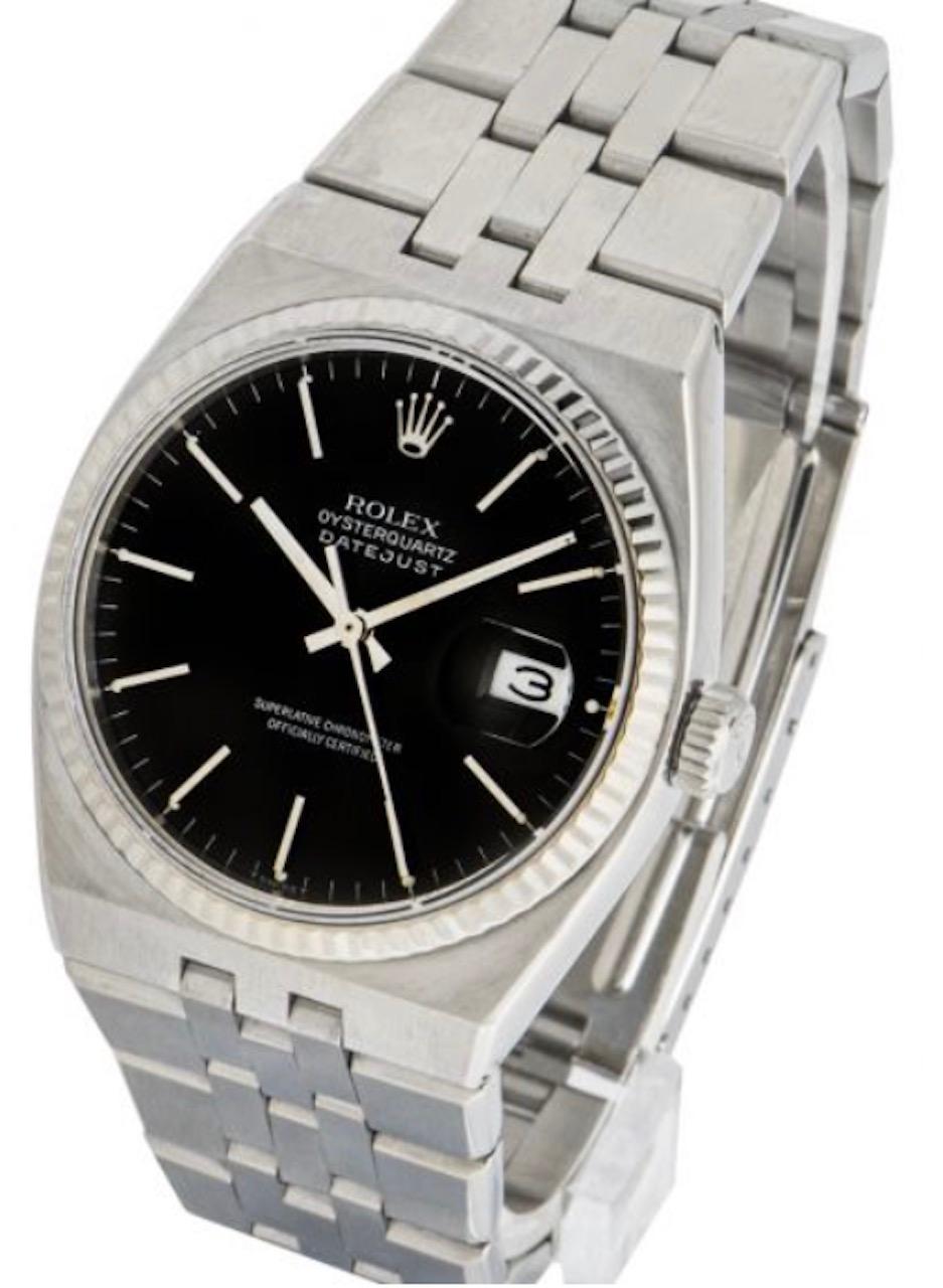 Rolex Oyster Quartz Date Just 17014 Watch In Excellent Condition In London, GB