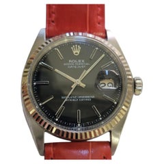 Rolex Oyster Ref 1601 Datejust 36mm 18k SS Mens 1970s Vintage Automatic RA790