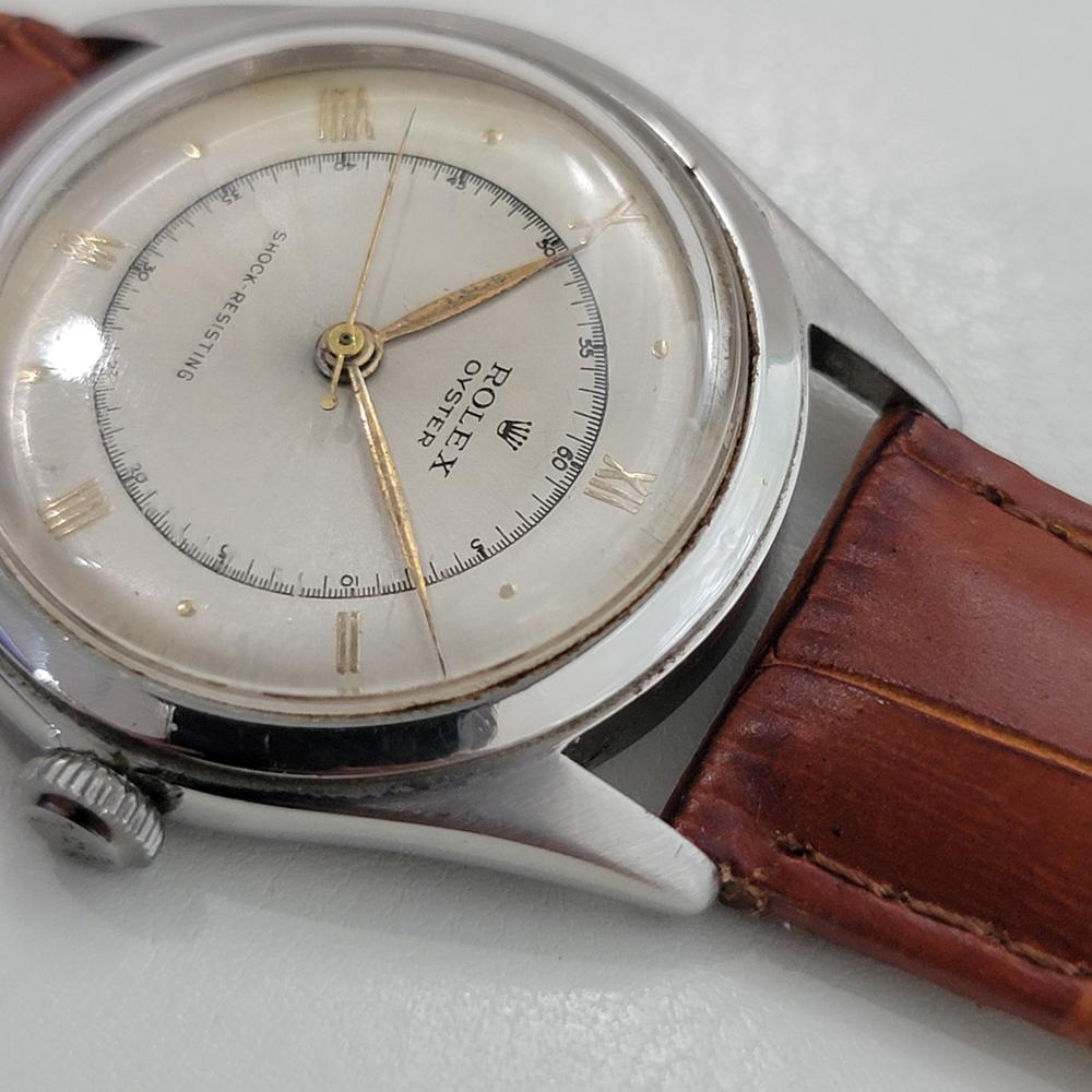 Rolex Oyster Ref 4499 34m Mens Manual Wind 1940s Swiss Vintage RA582B For Sale 2