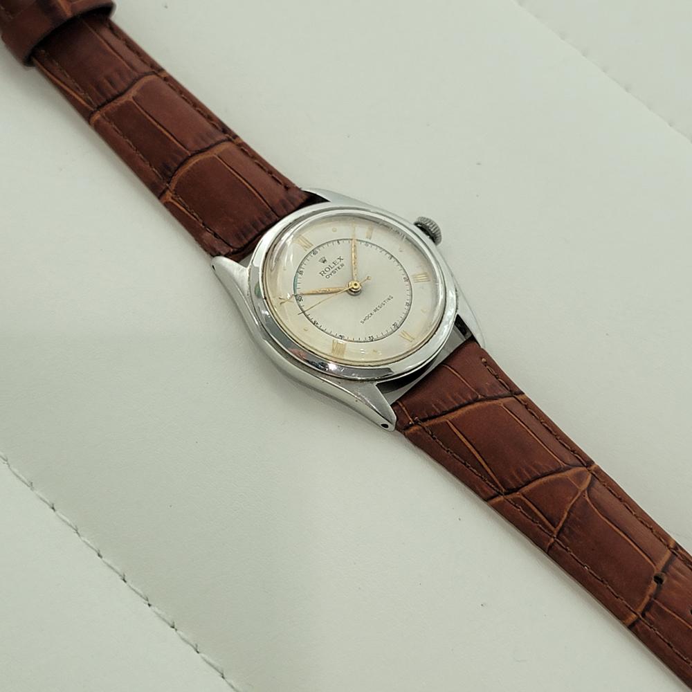 Rolex Oyster Ref 4499 34m Mens Manual Wind 1940s Swiss Vintage RA582B For Sale 3