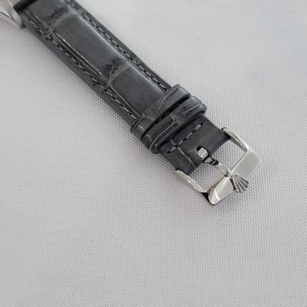 Rolex Oyster Ref 5010 14k SS 31m Bubbleback Mens 1940s Vintage Automatic RA641 im Angebot 4