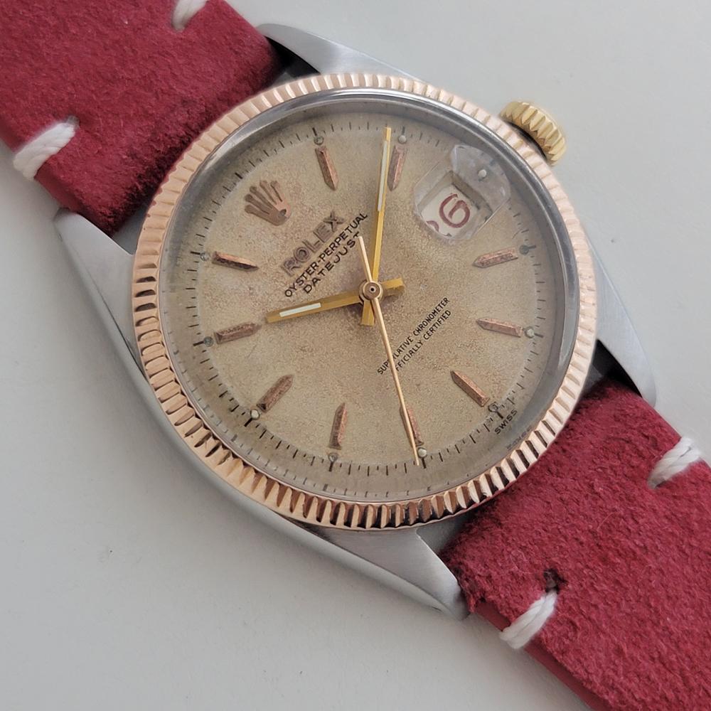 Rolex Oyster Ref 6605 Datejust Hombre 1950s 36mm Automático c Ruleta RA625 en Excelente estado para la venta en Beverly Hills, CA