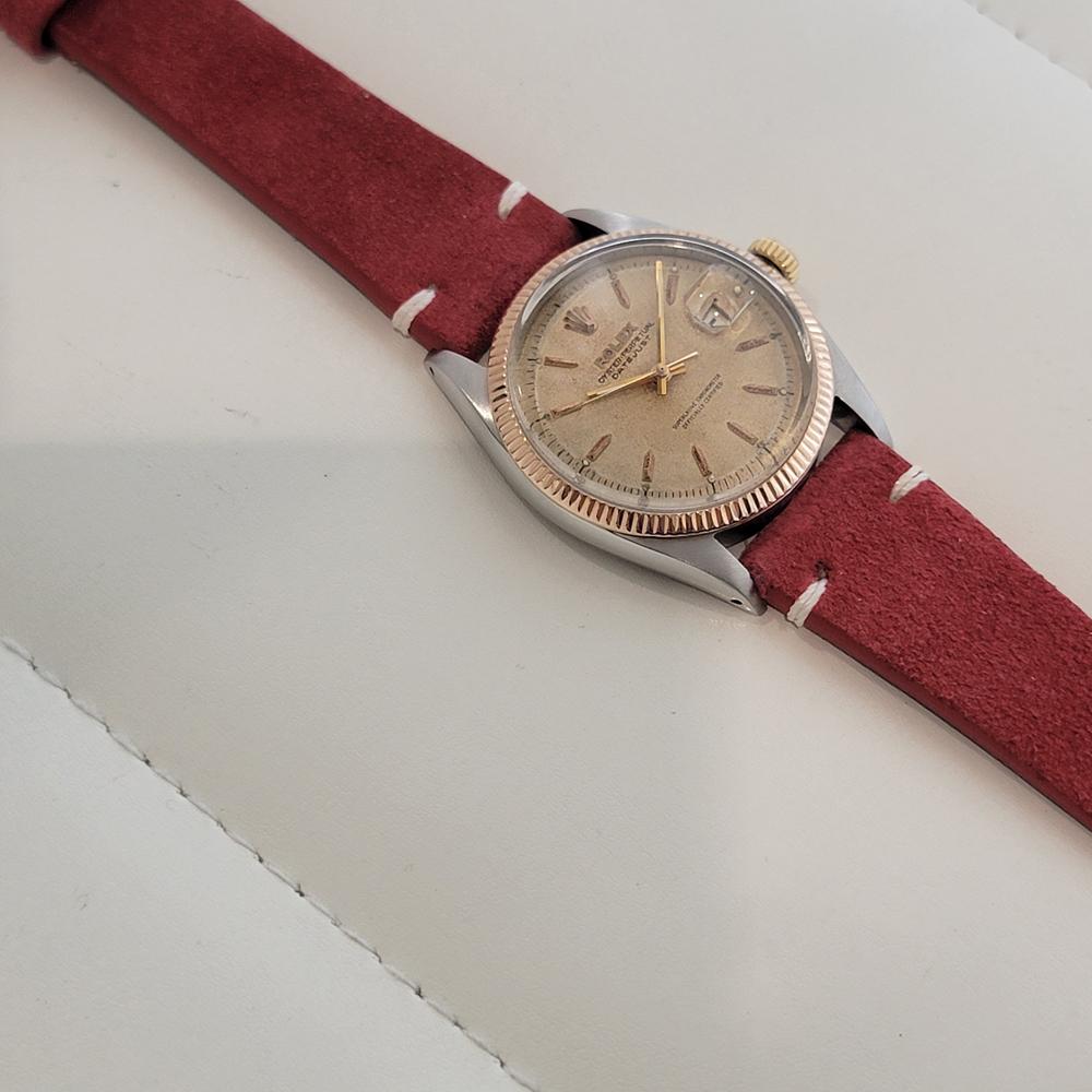 Rolex Oyster Ref 6605 Datejust Hombre 1950s 36mm Automático c Ruleta RA625 en venta 3