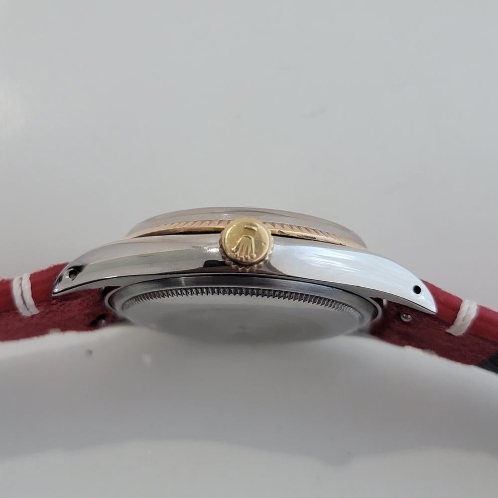 Rolex Oyster Ref 6605 Datejust Hombre 1950s 36mm Automático c Ruleta RA625 en venta 5