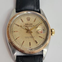 Rolex Oyster Ref 6605 Datejust Mens 1950s 36mm Roulette Wheel Automatic RA625C