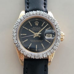 Rolex Oyster Ref 6901 18k Solid Gold Lady Datejust 26mm Automatic 1970s RA630