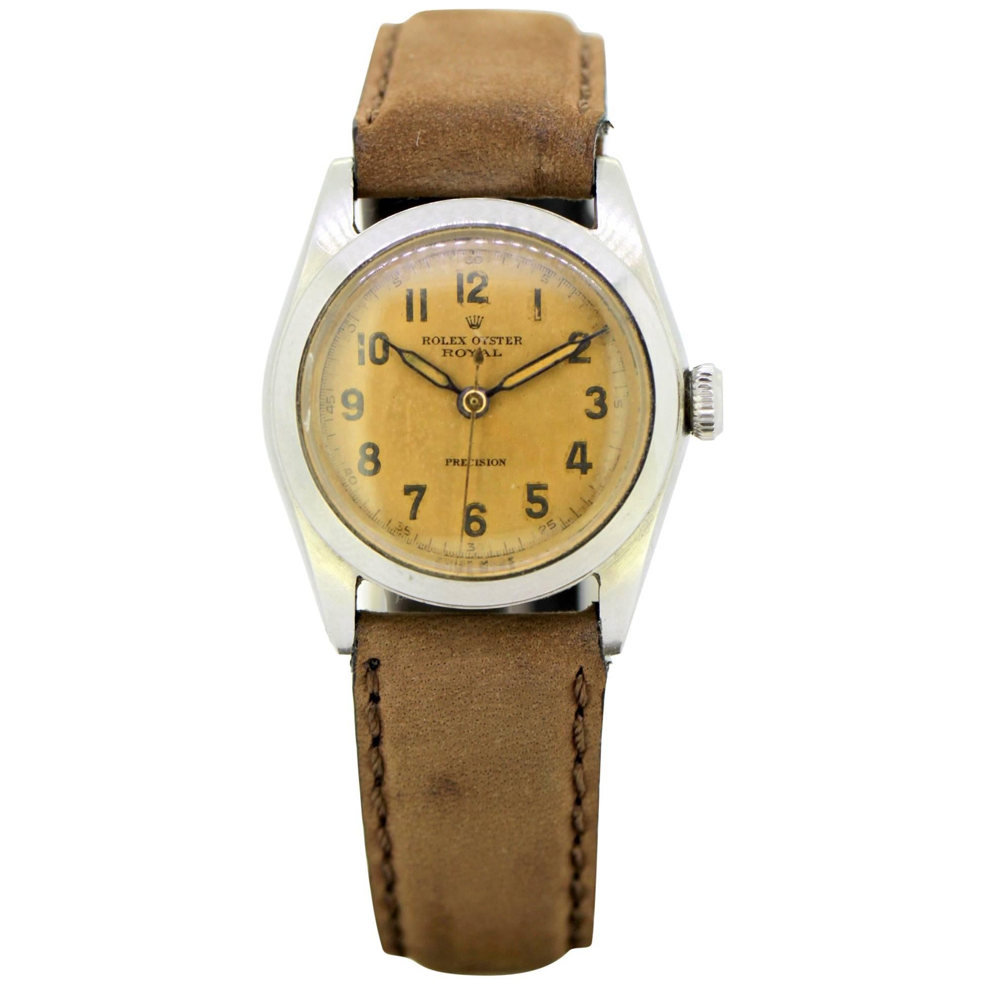 Rolex Oyster Royal Manual Winding Wristwatch, circa 1940s