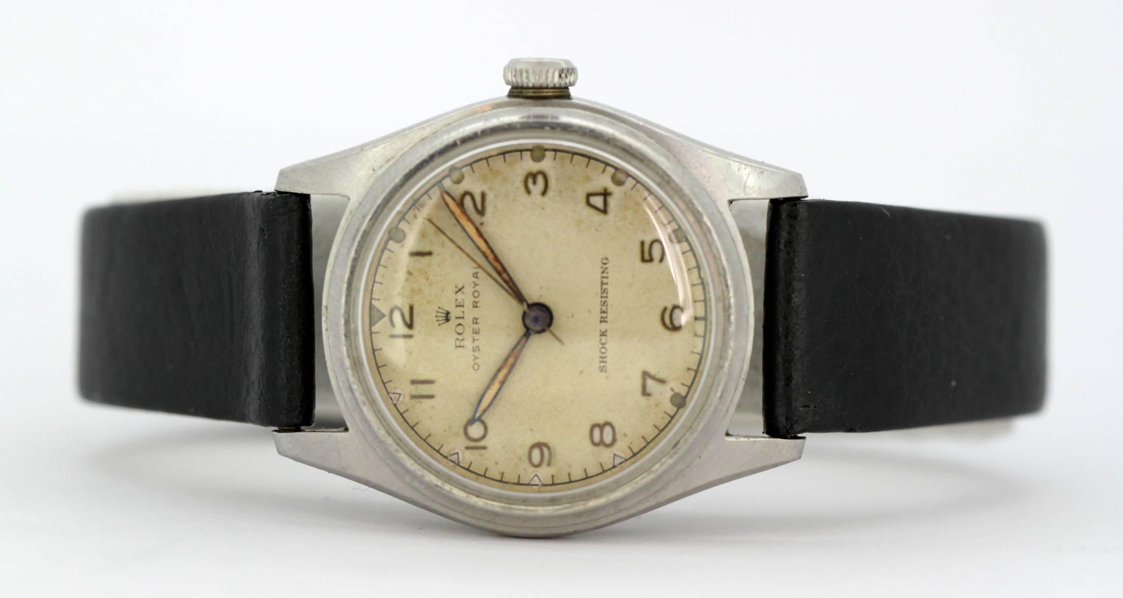 Men's Rolex Oyster Royal Manual Winding Wristwatch, circa 1940s