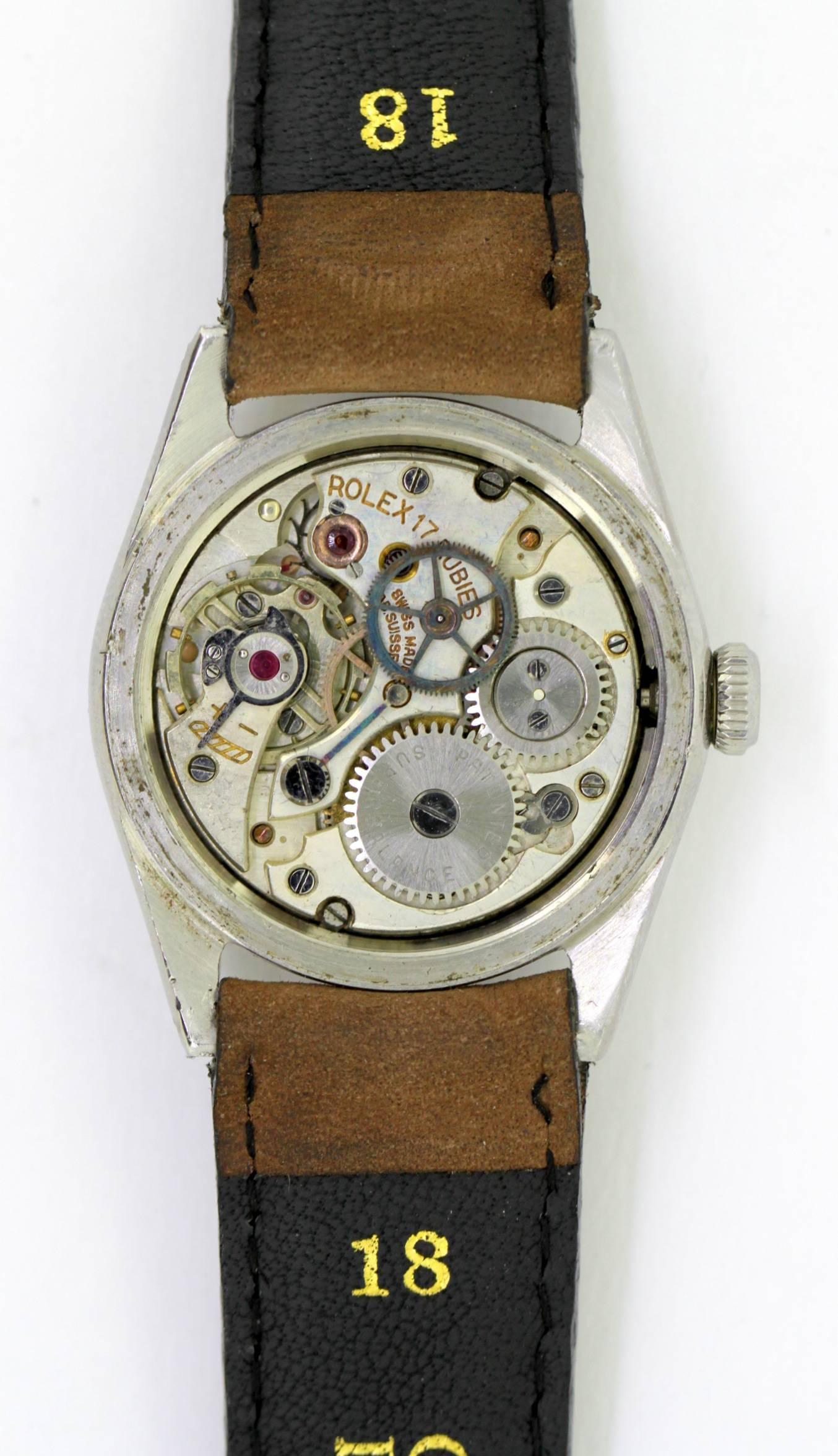 Rolex Oyster Royal Manual Winding Wristwatch, circa 1940s 8