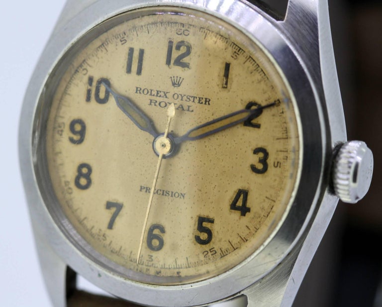 Rolex Oyster Royal Manual Winding Wristwatch, circa 1940s at 1stDibs