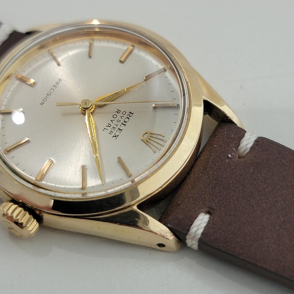 Rolex Oyster Royal Precision 6426 34mm Gold Capped Mens Manual Wind 1960s RA546B For Sale 1