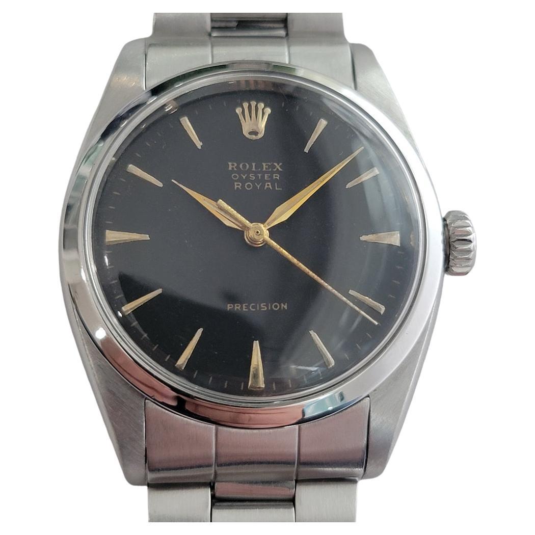 Rolex Oyster Royal Ref 6426 34mm Mens 1950s Hand Wind All Original RA681