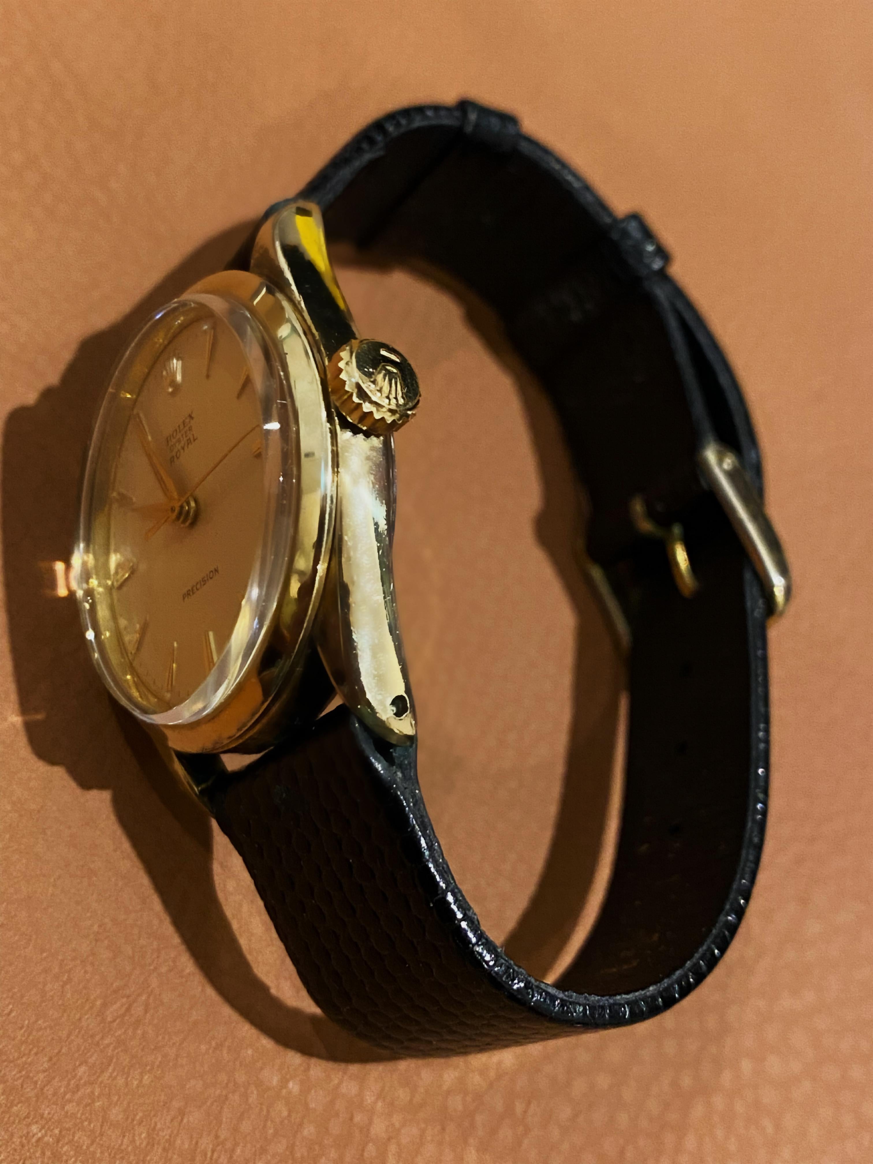 Men's Rolex Oyster Royal Precision ref 6426 18K Gold Electroplated c1961 Mens' Watch