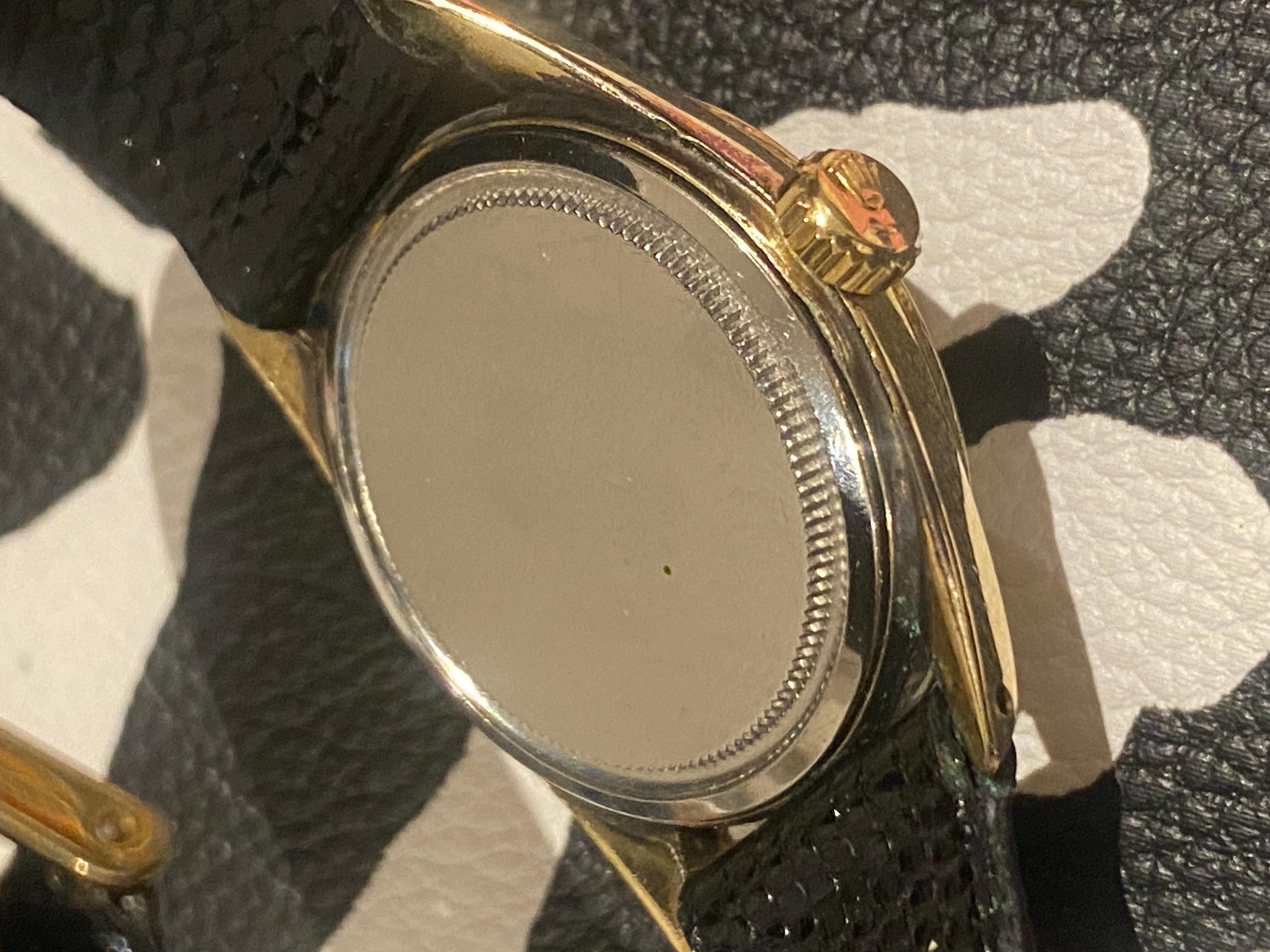 Rolex Oyster Royal Precision ref 6426 18K Gold Electroplated c1961 Mens' Watch 4