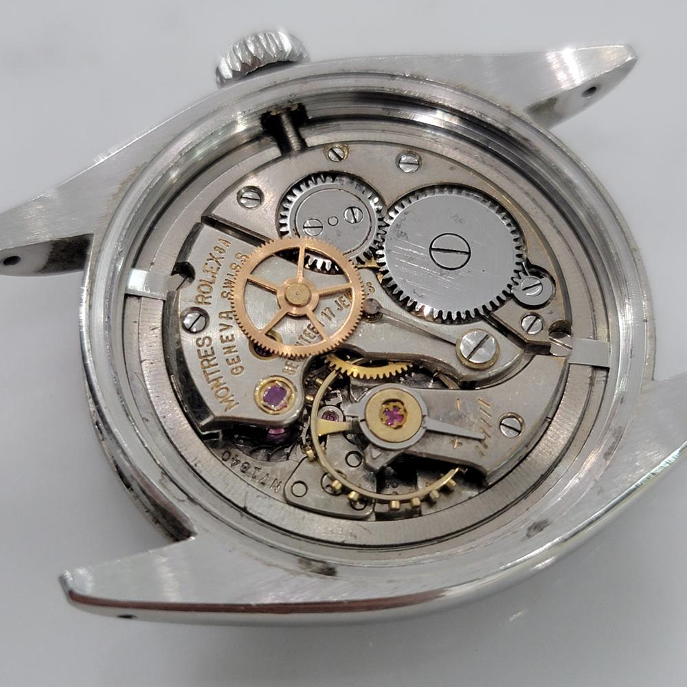 Rolex Oyster Royal Precision Ref 6426 34mm Mens 1950s Vintage Hand Wind RA681B en venta 6