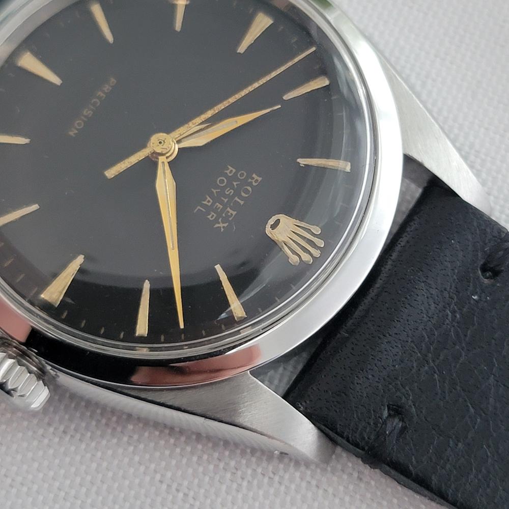 Rolex Oyster Royal Precision Ref 6426 34mm Mens 1950s Vintage Hand Wind RA681B en venta 1