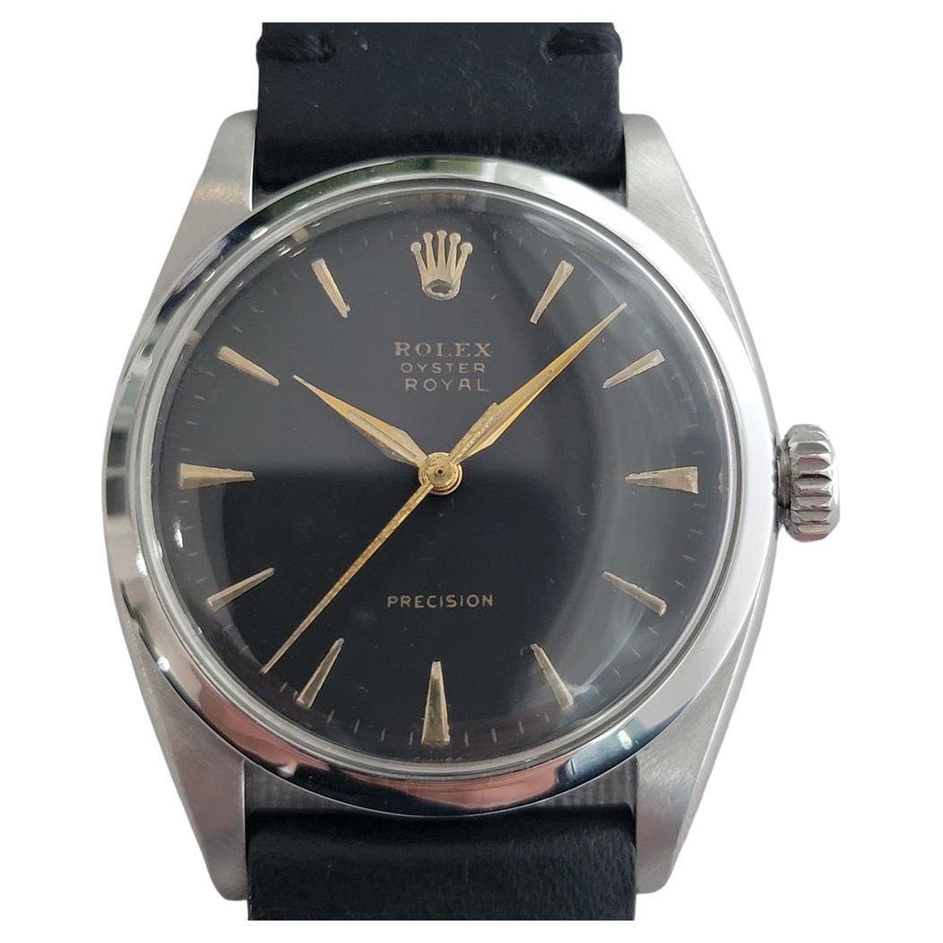 Rolex Oyster Royal Precision Ref 6426 34mm Mens 1950s Vintage Hand Wind RA681B
