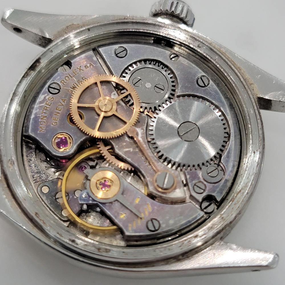 Rolex Oyster Speedking Precision Ref 6420 30mm Midsize Manual Wind 1950s RA571 For Sale 6
