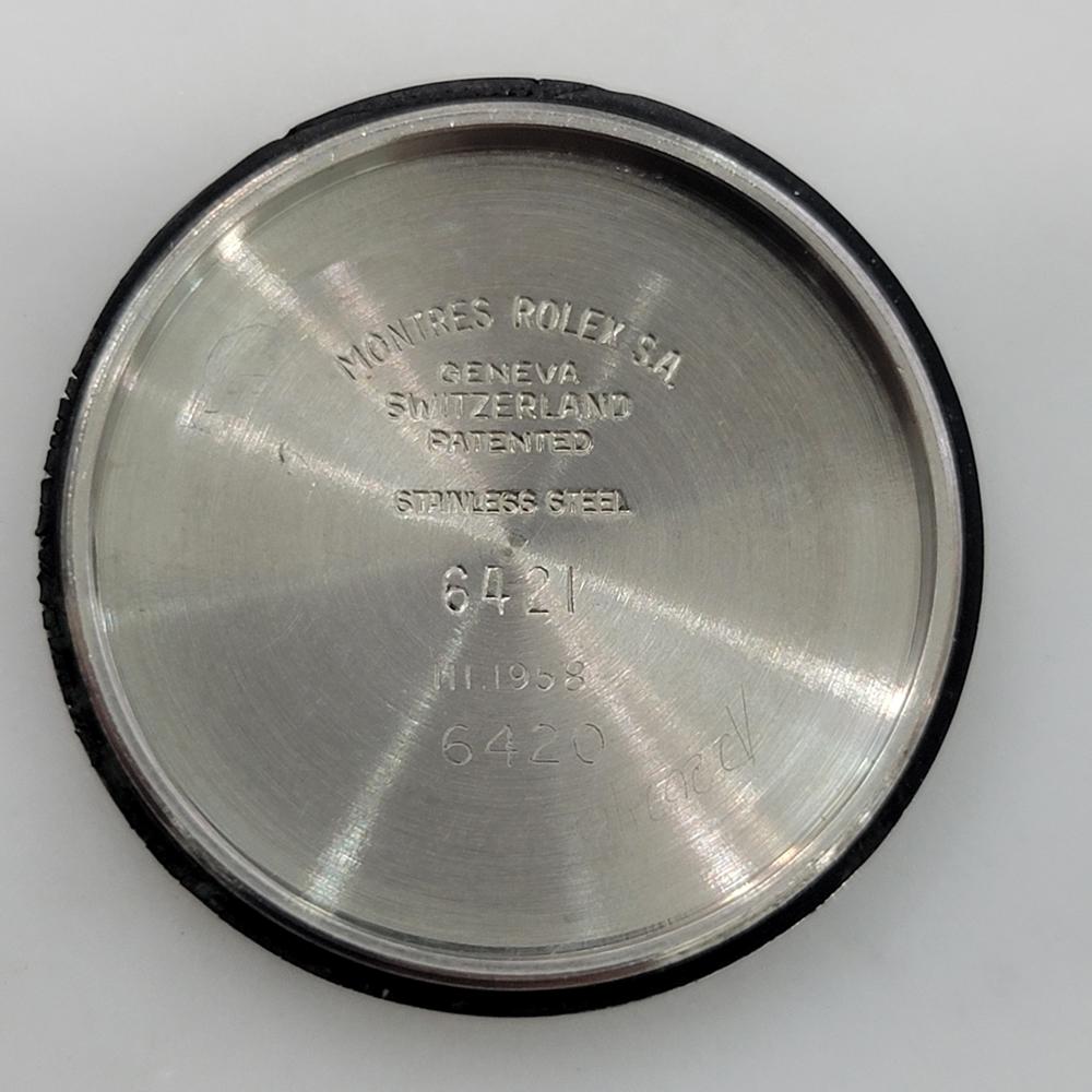 Rolex Oyster Speedking Precision Ref 6420 30mm Midsize Manual Wind 1950s RA571 For Sale 7