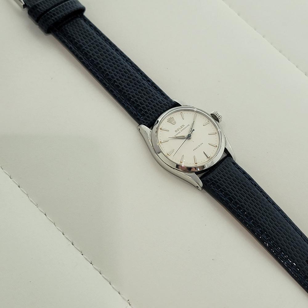 Rolex Oyster Speedking Precision Ref 6420 30mm Midsize Manual Wind 1950s RA571 en vente 3