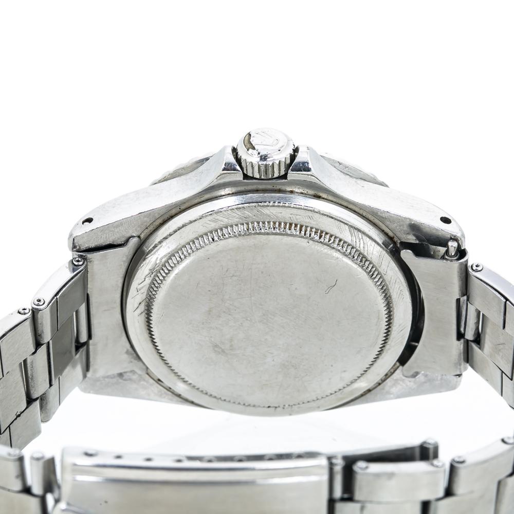Première montre Rolex Oyster Submariner 5513 1.6MAutomatic Vintage Matte Dial Meters 1