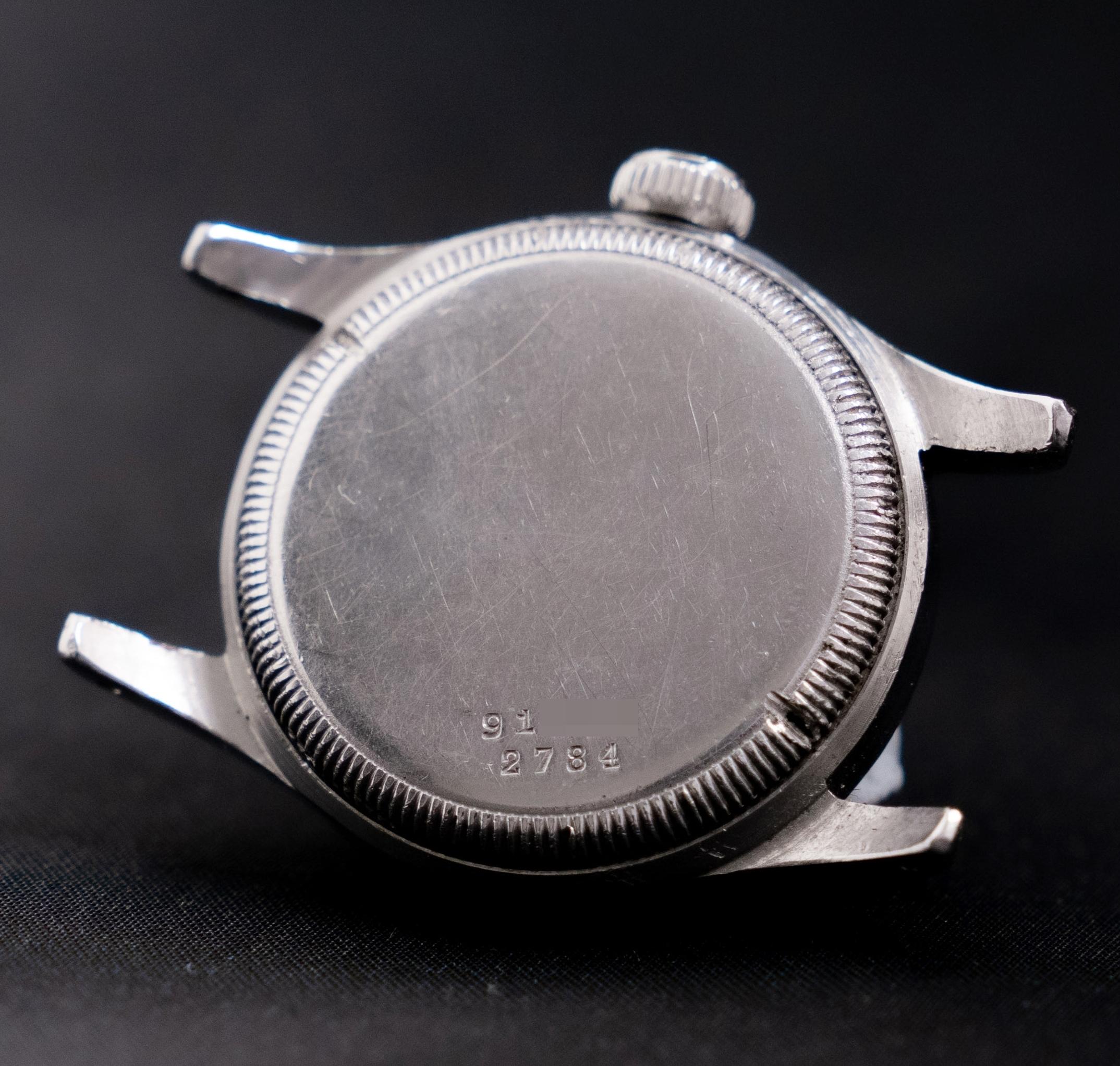 Rolex Oyster Viceroy Steel 2784 Sub Second Explorer Dial Manual Watch, 1939 In Good Condition In Central & Western District, HK