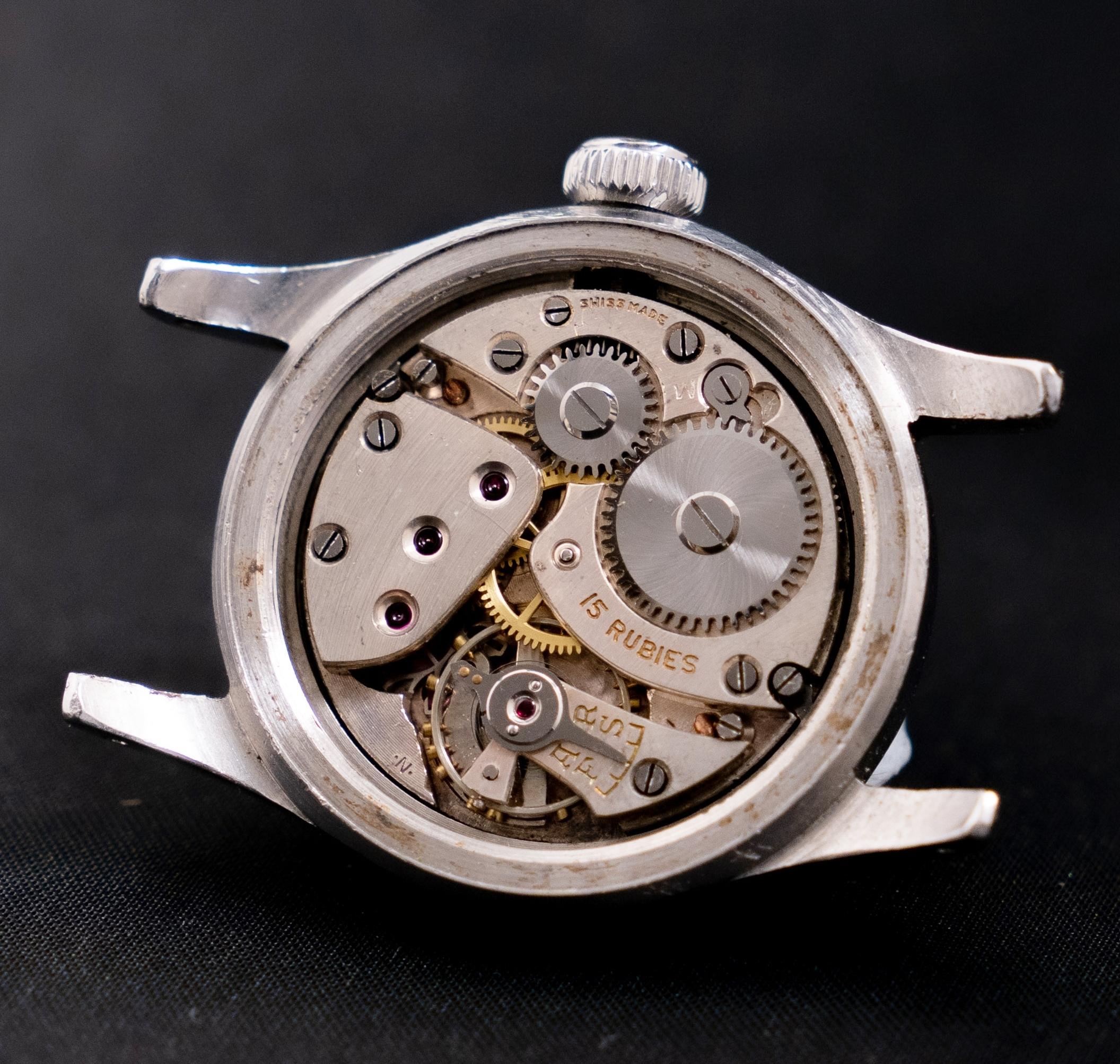 Women's or Men's Rolex Oyster Viceroy Steel 2784 Sub Second Explorer Dial Manual Watch, 1939