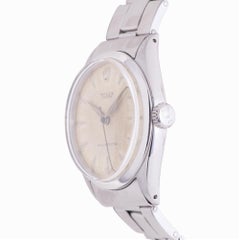 Rolex Oyster Vintage 6480 Men's Manual Midsize Watch Off-White Dial