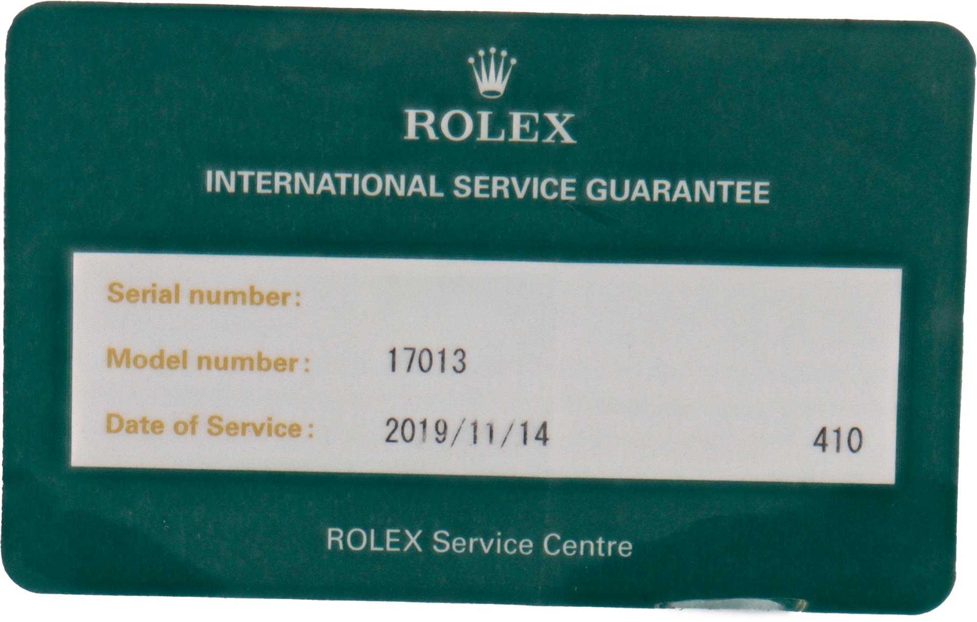 Rolex Oyster Yellow Gold & Stainless Steel Quartz Wristwatch Ref 17013 1