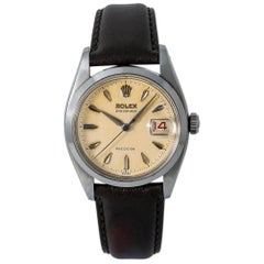 Rolex Oysterdate 6494, Beige Dial, Certified and Warranty